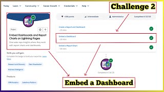 Embed a Dashboard | Embed Dashboards and Report Charts on Lightning Pages | Challenge 2