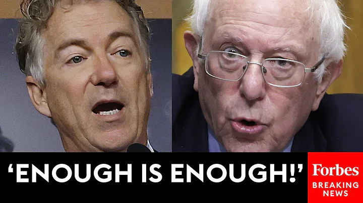 'Enough Is Enough!': Rand Paul, Bernie Sanders Cla...