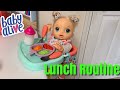 Baby Alive Pumpkin Lunch Time Routine In new portable table feeding chair