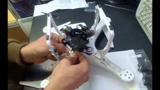 Jimbal  H3-3D installation on Phantom 2 (for 2minutes)
