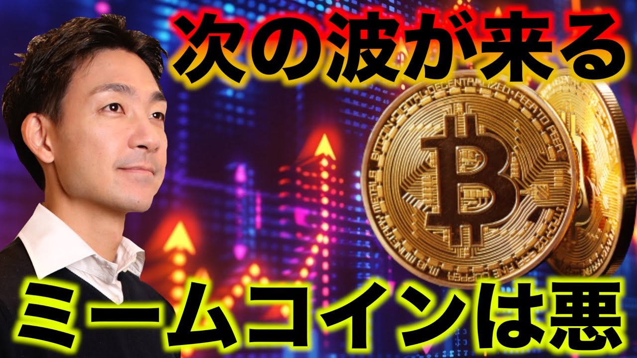 ビットコインに次の波が来る。ミームコインは悪？ - YouTube