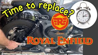 How to replace your rear shocks  Royal Enfield Super Meteor 650  A must do upgrade !