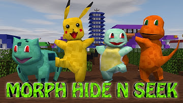 Minecraft | MORPH HIDE AND SEEK - PIXELMON MOD! (Pokemon in Minecraft)