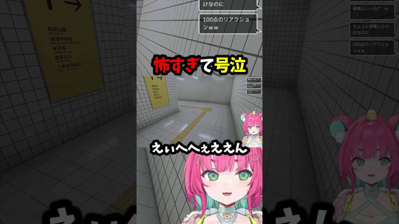 ビビりすぎて大号泣するVtuber 【8番出口】