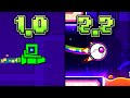 The Evolution of Geometry Dash Gamemodes (1.0 - 2.2)