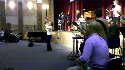 Carol McGuirk Singing in Honor of Blake Daniel