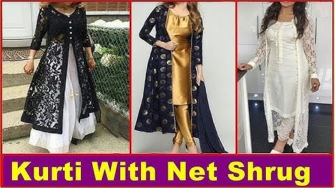 💯 Net Fabric Suit  Design Ideas for 2025 /  Designer trending net suit for 2025 /Net kurti  Design 💕
