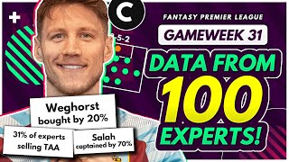 GW31 EXPERT TRANSFER TRENDS & CAPTAINS! - 100 FPL Experts Share Gameweek 31 Plans | FPL 2021-22