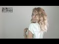 Make hair waves, beach waves using only a brush - unique technique 02