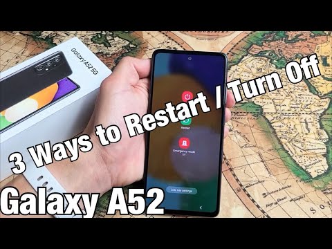 Video Galaxy A52: How to Turn Off / Restart (3 Ways) - youtube