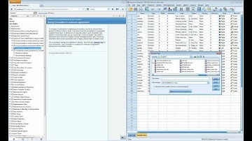 Using Crosstabs to measure Agreement SPSS.wmv