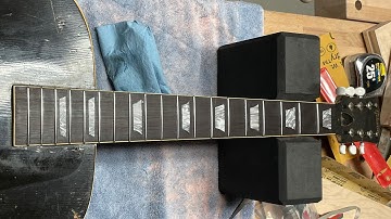 1953 Gibson L-50 refretting