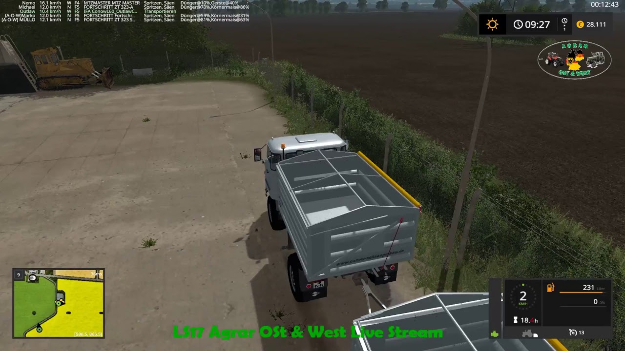 Ls17 9jd LS17 Agrar Ost und West - Pflügen und andere Arbeiten MAP LEHNDORF ...