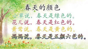 ZhongWen Book1 Lesson5 Reading | 中文第一册第五课 阅读