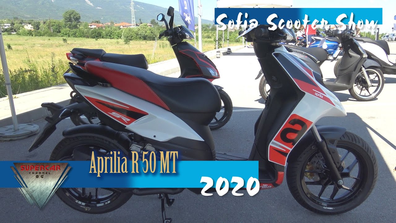 2020 Aprilia SR50 MT Walkaround All New Sofia Scooter Fest - YouTube