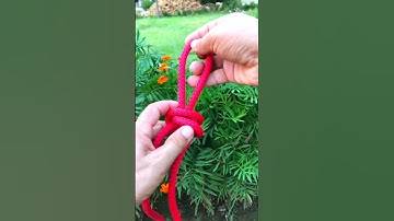 Amazing rope knots method you need to know/#howto#shortviral#ropeknots