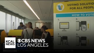 Voters wait through long lines to submit vote ahead of Election Day deadlines