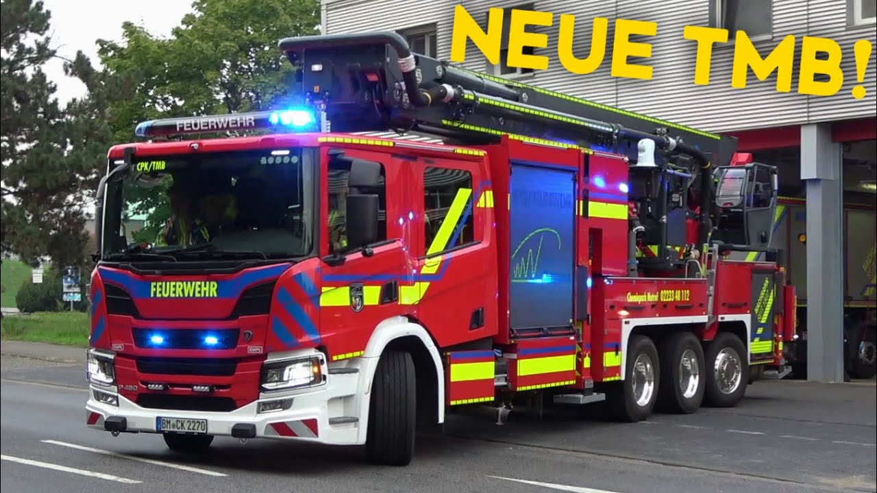 [💥 EXPLOSION IM CHEMIEPARK - NEUFAHRZEUGE! 🚒😳] - Werkfeuerwehr Chemiepark KNAPSACK auf Einsatzfahrt