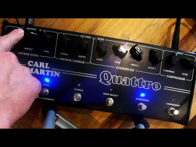 GUITAR Pedal DEMO: Carl Martin QUATTRO