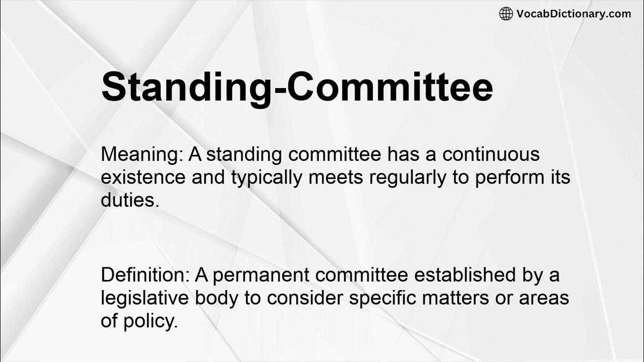 Standing Committee Meaning YouTube standing-committee-meaning-youtube