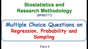 MCQ Part 4 || Biostatistics and Research Methodology || Pharmaplanet
