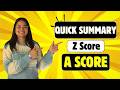 Altman Z score & Argenti's A score | Quick Summary
