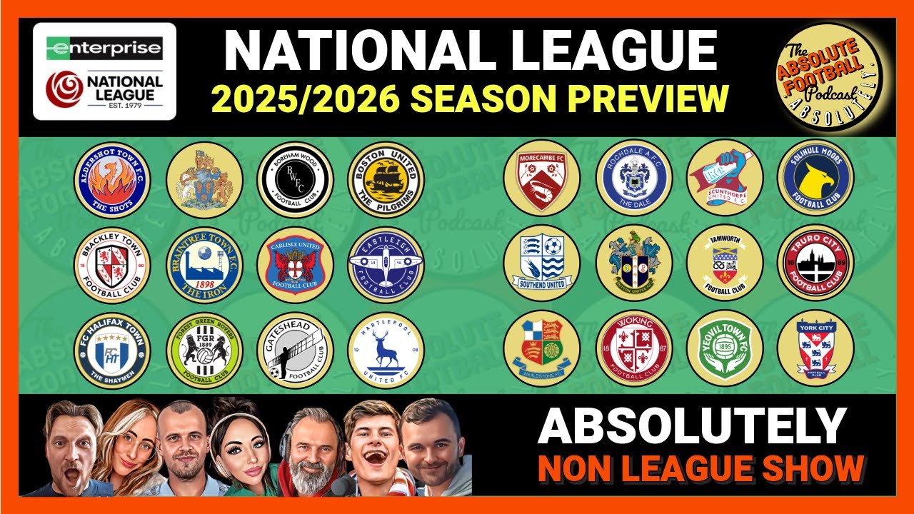 Absolutely Non League Show | National League Season Preview 2025/26