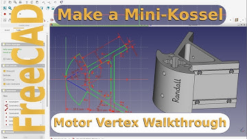FreeCAD - Modelling 3d Printer Parts - Mini-Kosell Motor Vertex