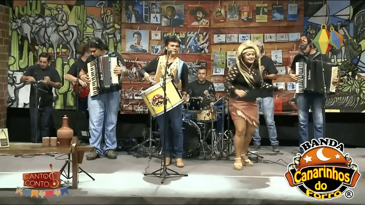 Banda Canarinhos do Forró ® no programa Cantos & Contos - PB