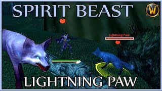 Taming Lightning Paw spirit Beast World Of Warcraft