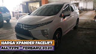 Daftar Harga Mitsubishi Xpander Facelift Terbaru Maret 2020 - Tipe GLX GLS Exceed Sport & Ultimate