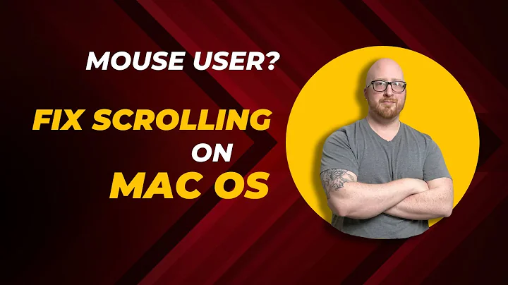 Fix MacOS's Weird Scrolling with a Non-Apple Mouse!