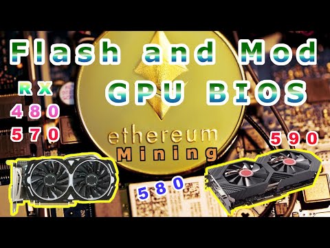 How To Flash your GPU Bios with Polaris Bios Editor for mining in HiveOs . AMD RX 480 570 580 590