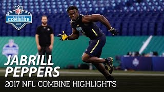 Jabrill Peppers (Michigan, LB/DB) | 2017 NFL Combine Highlights