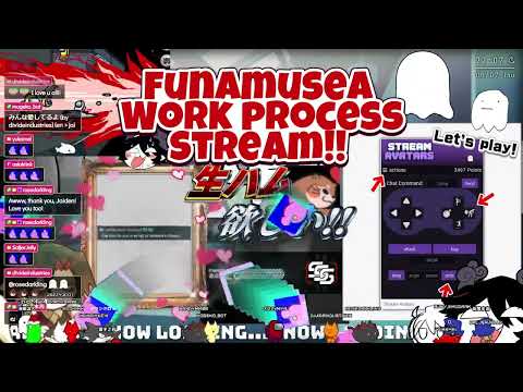 [Live2D Art] funamusea work stream!! [2023/07/06]