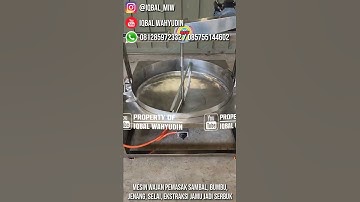 Mesin Pengaduk Masak Sambel Masak Jahe Kunir Jadi Serbuk Masak Jenang Dodol Masak Jenang Permen Tape