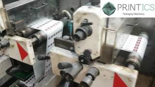 VIDEO PRINTICS U26790716 NILPETER FA 2500 FLEXOGRAPHIC PRINTER FOR LABELS, 8 UV FLEXO COLORS