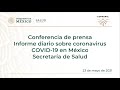 Informe diario sobre coronavirus COVID-19 en México. Secretaría de Salud. Domingo 23 de mayo, 2021