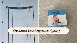 TTC Cycle # 3 | Ovulation Line Progression | Easy at Home OPK Strips