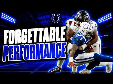 Indianapolis Colts Drop A DUD Performance Against The Atlanta Falcons In Preseason Week 2