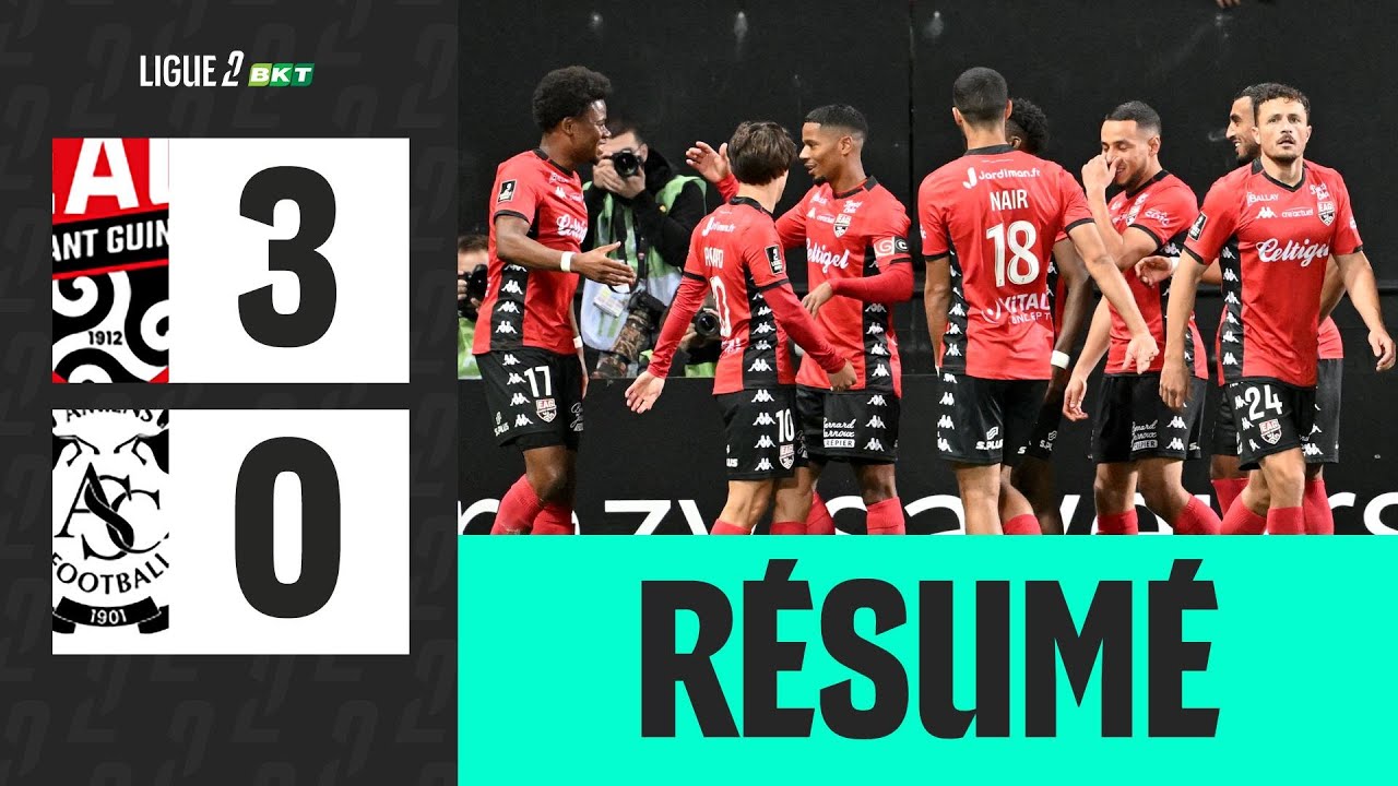 EN AVANT GUINGAMP - AMIENS SC (3-0) - 14ème journée - Ligue 2 BKT 24/25