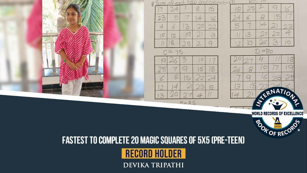 КТО БЫСТРЕЕ ВСЕГО СОБИРАЕТ 20 ВОЛШЕБНЫХ КВАДРАТЕЙ 5х5 (ДЛЯ ПОДРОСТКОВ)