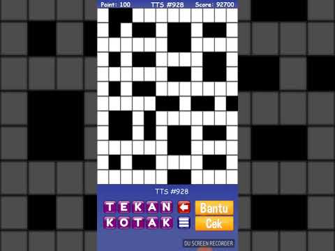 Jawaban Tts 2018 Level 928 Youtube