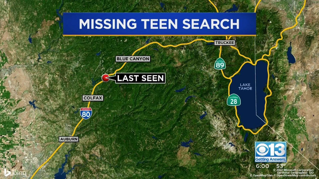 Missing teen found dead in Placer County - YouTube