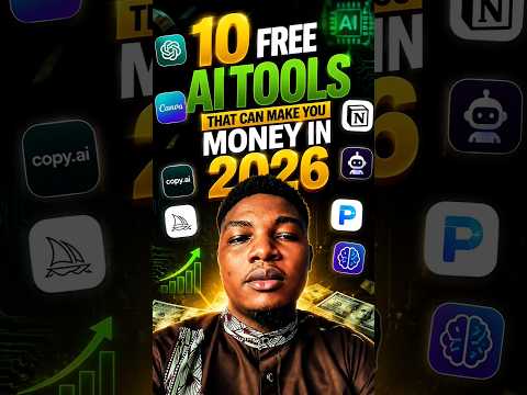 Thumbnail for 10 FREE AI TOOLS THAT CAN MAKE YOU MONEY IN 2026