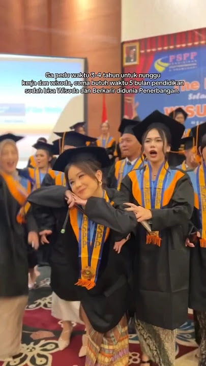 Wisuda Alumni Pspp Penerbangan Sekolah Pramugari Indonesia #pspppenerbangan #sekolahpramugari