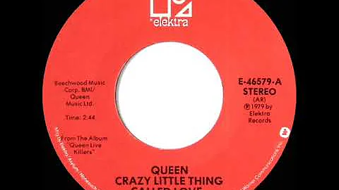 1980 HITS ARCHIVE: Crazy Little Thing Called Love - Queen (a #1 record--stereo 45)