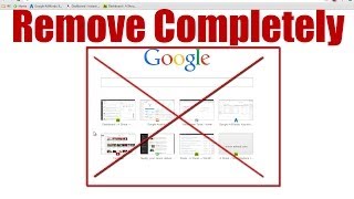 In this video you'll learn how to remove google chrome new tab page
design. that is, search box and thumbnails which is placed on page....