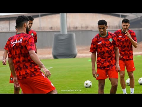 المنتخب المغربي يرفع من وثيرة استعداداته لمباراة تنزانيا