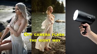 How to use flash for portrait photography: Off Camera Flash